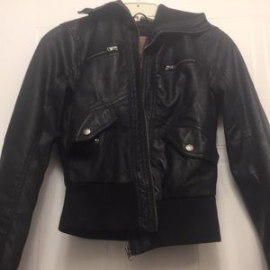 Faux Leather Jacket